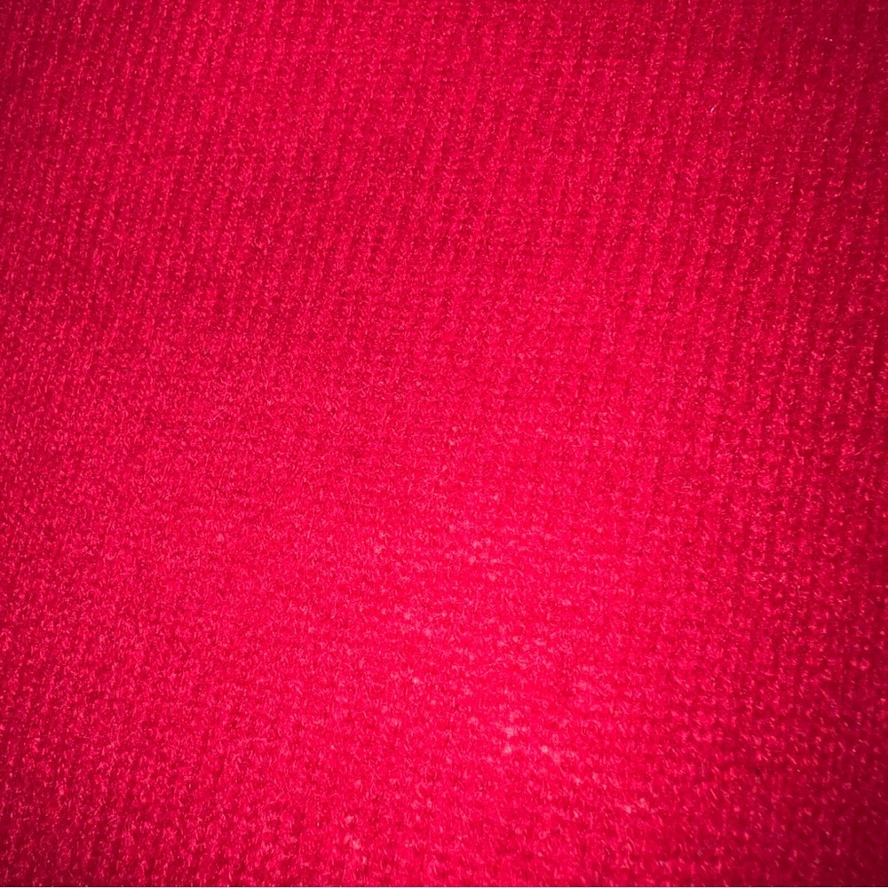 Caslon 100% Cashmere Vibrant Red Crewneck Sweater Women’s Size Small - Picture 5 of 11